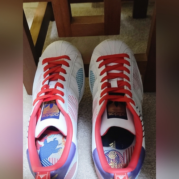 Adidas Superstar J Chinese New Yr- Yr of the OX Polka Dot Sneakers Jr Sz 7-W 8.5 - Picture 4 of 12